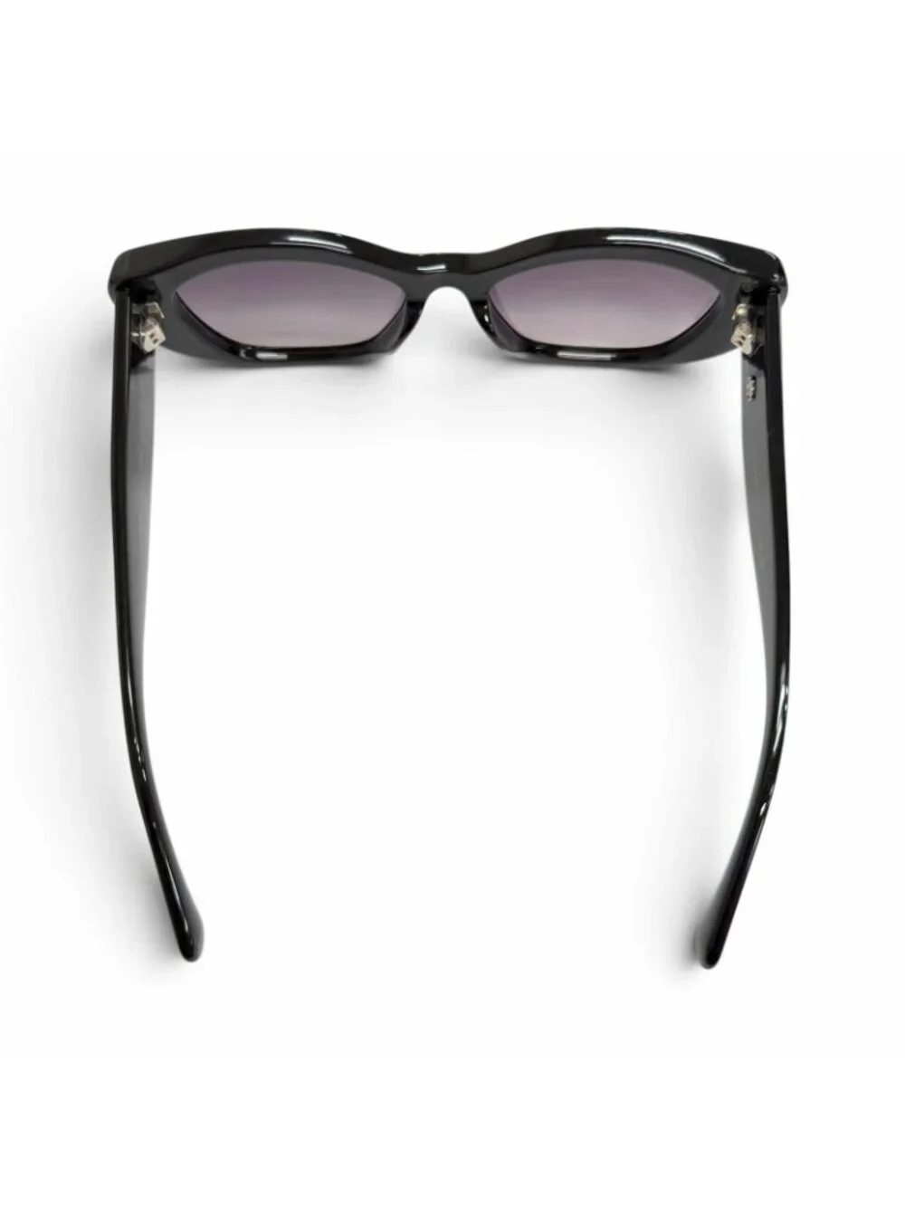 Chanel 26C Butterfly Shape Sunglasses Shell CC Logo Model Black Eyewear